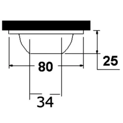 LED Undervandslys RF, 12-24V, Blå