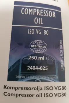 Volvo Penta Kompressorolie ISO VG80