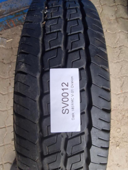 Trailerhjul med fælg 185R14C  V-01, 1 stk.