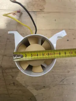 Shurflo YellowTail™ 3” In-line Blower – 12V – Gul