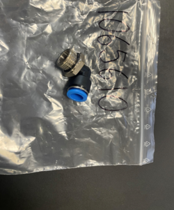 Quick Kobling, 90° Ø 12 mm. 1/2" Gevind