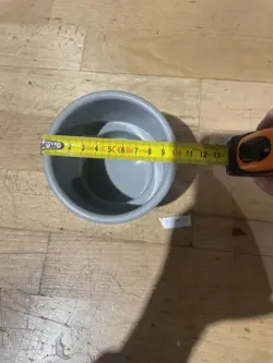 Grå kopholdere ø10cm