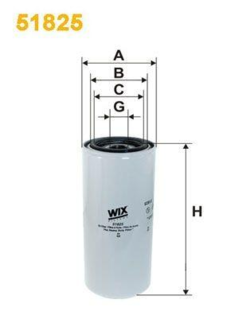 51825 WIX Oliefilter 1-12  - Passer til VOLVO-PENTA+Marine+ YANMAR+Marine Engines