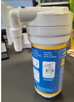 Jabsco vandfilter komplet 13mm slange, max 14ltrmin