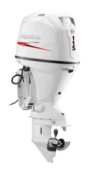 Hidea 115 HK EFI 4-Takt (Pearl White)  - Fjernbetjening, Elstart & Powertrim