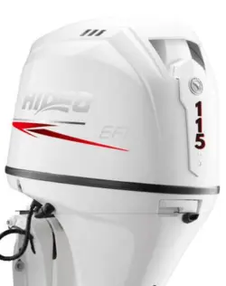 Hidea 115 HK EFI 4-Takt (Pearl White)  - Fjernbetjening, Elstart & Powertrim