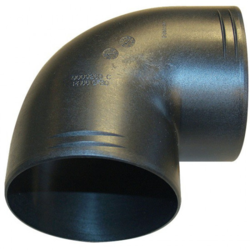 Varmluftslange 90° samlerør 90 mm
