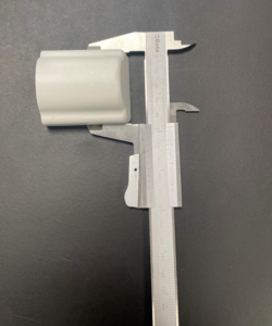 White ABS terminal 38/40 mm