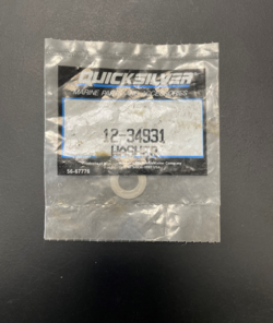 Quicksilver washer (.406 x .734 x .063) Stainless Steel