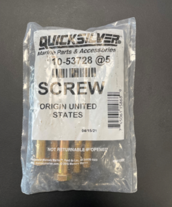 Bolt, manifold, mercruiser 3.0