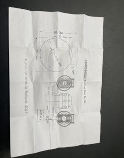 Pedaler til ankerspil – universal