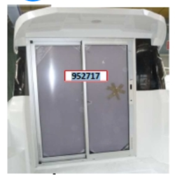 Komplet dør til Jeanneau 605