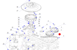 Udstødningstiming-remhjul