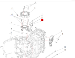 Udløser (med selv­låsning)