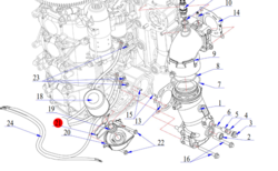 Oil filter seat sealing ring