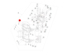 Pakning til brændstofkammer