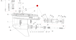 Gear­sæt (inkl. fremgear, bakgear og piniongear) til Hidea 115/130HK