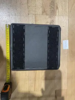 Opbevaringslomme til båd – Mørkegrå – Single Pocket – Velcro-montering