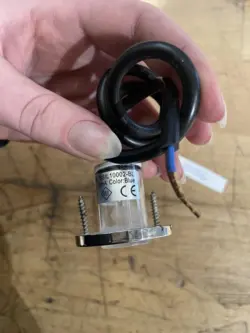 Indbygget LED-spot dæk/trinbelysning med blå lys