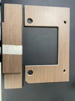 Bagplade til montering af mikrobælgeovn (mikroovn) til MF 1095