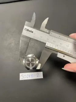 Corsiva LAS3 kontakt / tryk-afbryder i rustfri stål - 12V On/Off, Rød LED (stor)