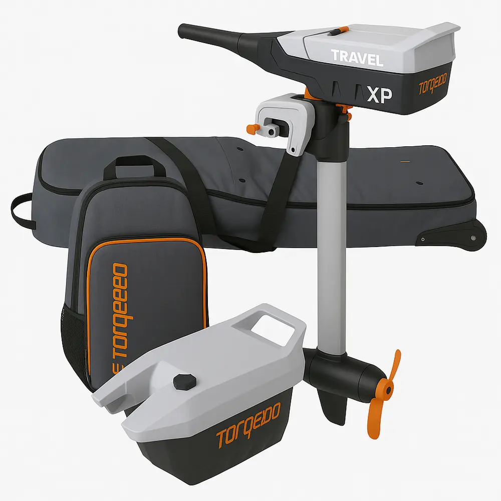 TORQEEDO TRAVEL XP MED FJERNBETJENING PAKELØSNING - | Billig Propel