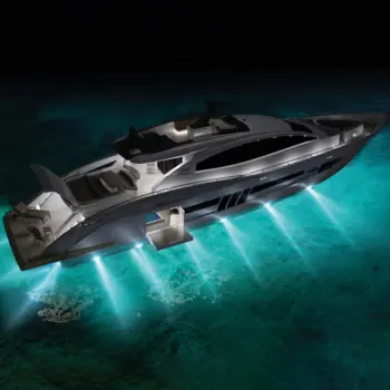 Undervandslys påbygning HP LED, Blå