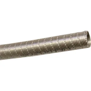 Udstødningsrør rustfri 70/150cm Ø22/24