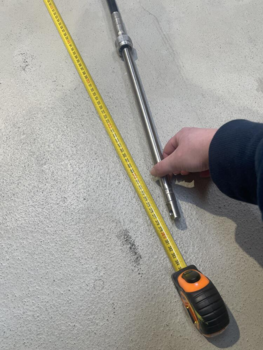 SV0168 SeaStar Safe-T Dual QC styring 3,8 m – komplet BRUGT