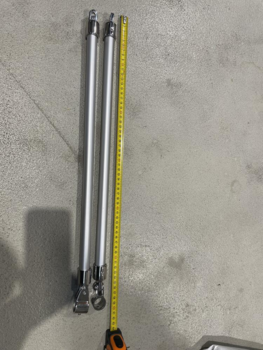 Ekstra kalechestænger ca. 51 cm til Corsiva kaleche 2 stk