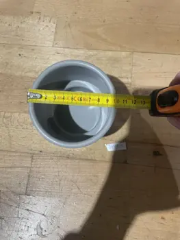 Grå kopholdere ø10cm