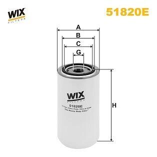 51820E WIX Oliefilter 1-12 - Passer til VOLVO-PENTA+ Marine