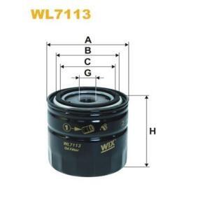 WL7113 WIX Oliefilter  - Passer til Suzuki