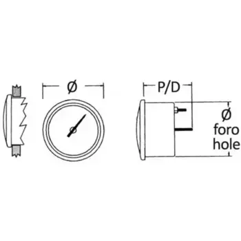 Vandstandsmåler Osculati Brugt
