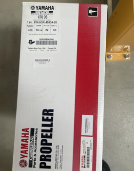 Yamaha Propel 16 1/8 X 22P, Rustfri, lettere brugt (XTO)