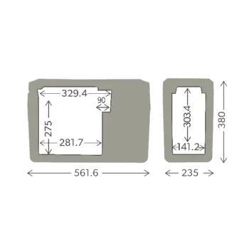 Dometic CFF12, Køleboks med kompressor, 13L