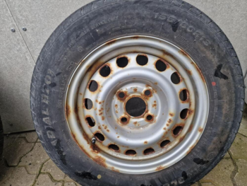 Trailerhjul med fælg 155/80R13, 1 stk.