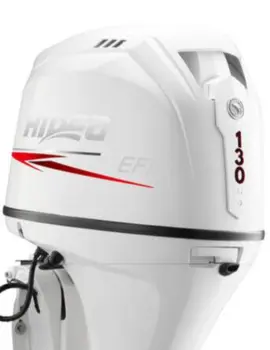 Hidea 130 HK EFI 4-Takt (Pearl White) - Fjernbetjening, Elstart & Powertrim