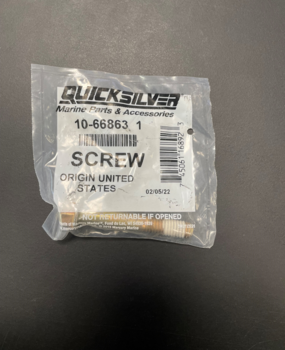 Quicksilver skrue for knæ 375-16 x 2.500, Mercruiser