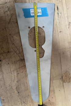 Ankerspilsplade til elspil, rustfri