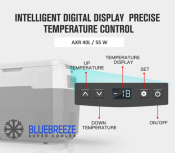AXR 40 Liter - Kompressor køleboks 12v 220v 230v elektrisk DEMO