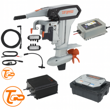 TORQEEDO CRUISE 10.0 T MED RORPINDSSTYRING PAKELØSNING