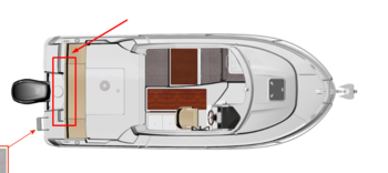 JEANNEAU MERRY FISHER 795 AGTER RYGHYNDE SORT
