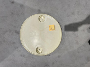 RUND BORDPLADE M/ 2 KOPHOLDERE