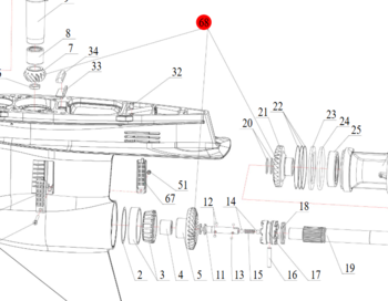 Hidea Pinion gear SET 115-130HDEF