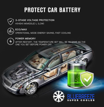 CF 50 Liter - Kompressor køleboks 12v 220v 230v elektrisk