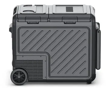 BJ55S (55 Liter) - Kompressor Køleboks DOBBELT Rum samt indb. batteri 12V 230V