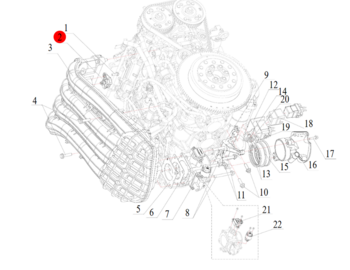Indsugningsluft temperatur og tryksensor til Hidea 115 og 130HK