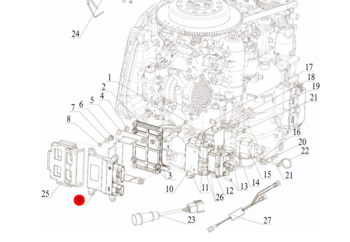 Elektronisk styreenhed til Hidea 130HK