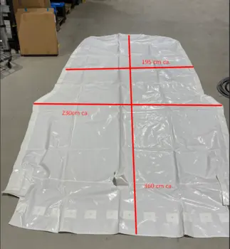 Hvidt bådcover / havnekale – Kraftig presenning